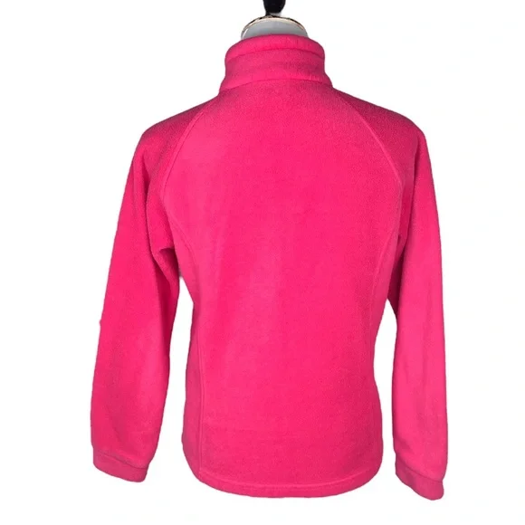 Columbia Sportswear' Benton Springs Fleece Jacket Pink Size XLarge (18/20) - Picture 2 of 9